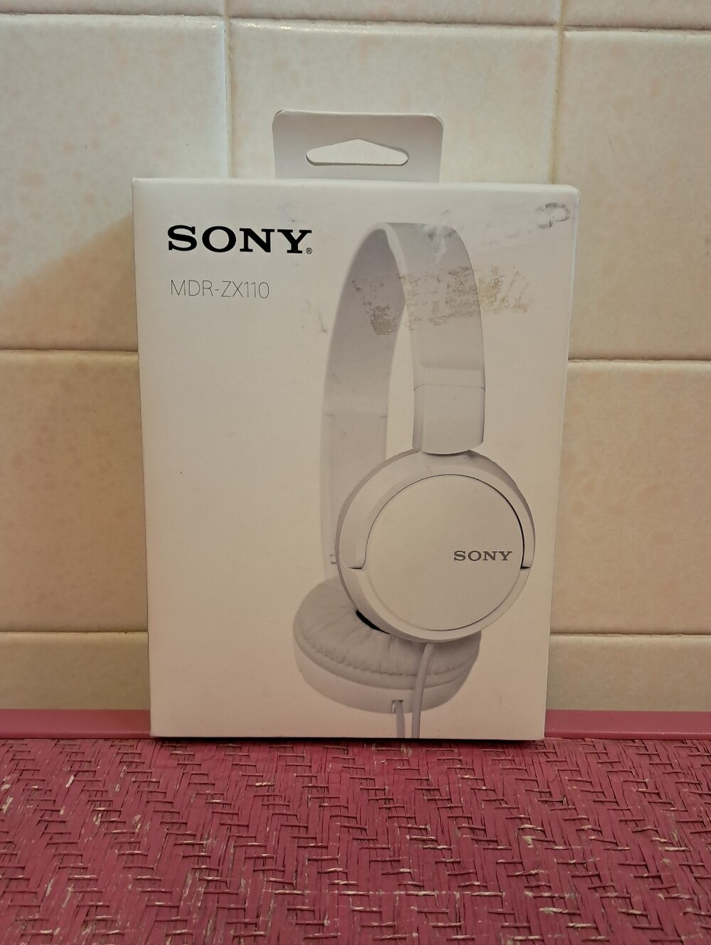 Sony White Wired Headphones